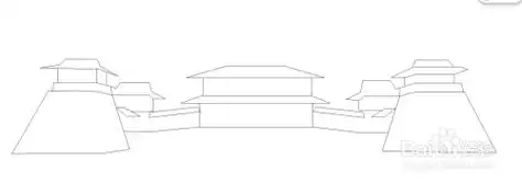洛阳应天门的简笔画