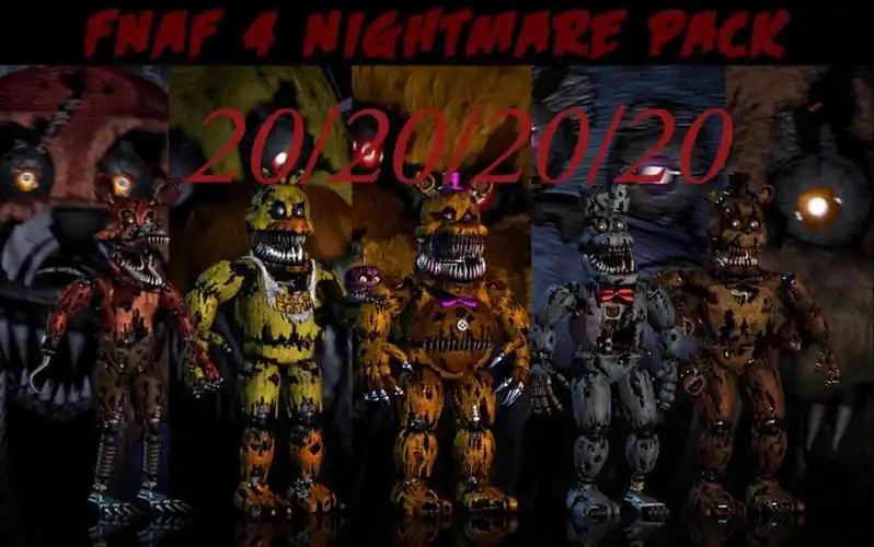 时隔三年再战玩具熊的五夜后宫4全20!4星达成!