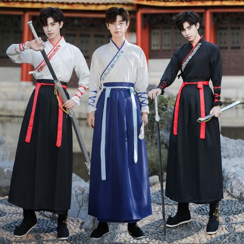 男汉古装中国国风侠客剑客学生班服春夏霸气汉服