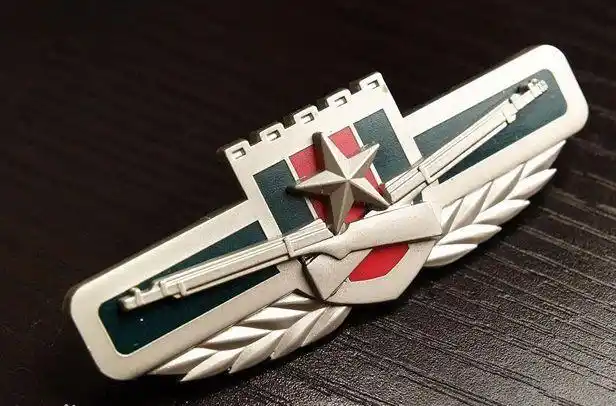 这是不是07陆军胸标的仿品