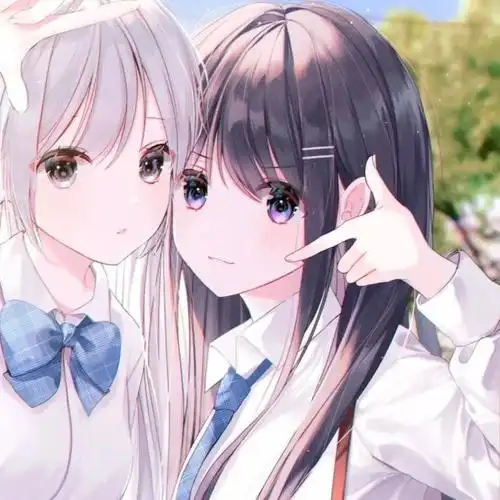 动漫闺蜜头像 你胜过百个泛泛之交