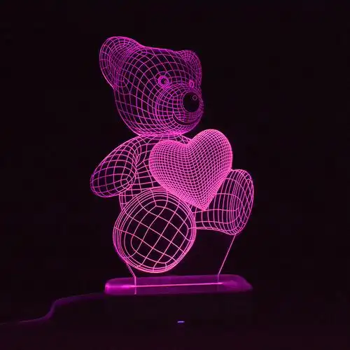 yunlife 3d 夜光台灯插头在夜光礼品 - buy 3d light,plug in night