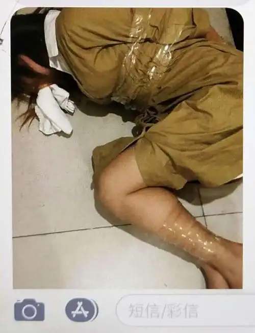 戏精!女保姆为还赌债"绑架"自己,还发胶纸捆绑照