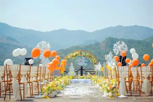 露天婚礼场地布置露天婚礼现场布置效果图片