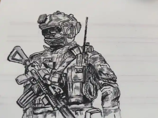 五步骤画特种兵一学就会