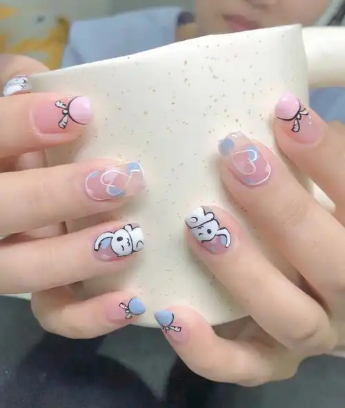 可爱风美甲款式