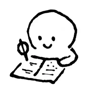 好好学习努力工作励志手绘卡通头像 创意感满满的简约卡通头像