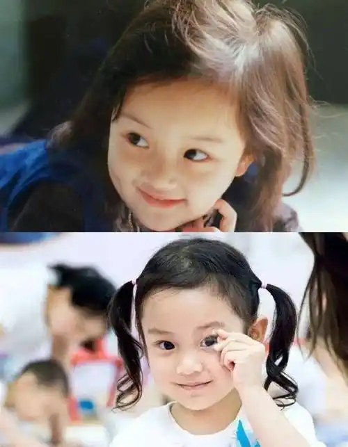 一不小心生了"迷你版自己",董璇,戚薇还好,李小璐是真厉害_遗传_孩子