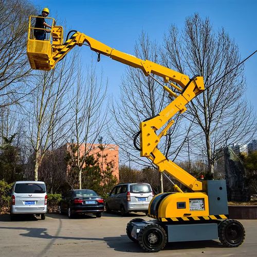 自行走曲臂式升降平台高空作业登高车360度旋转18米曲臂式升降机