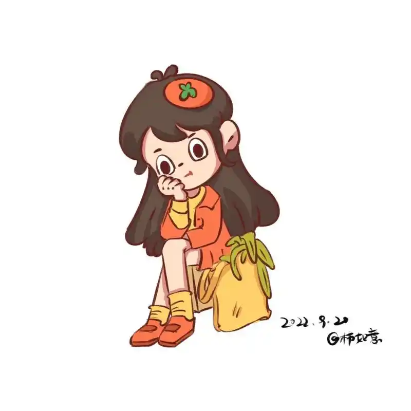 插画练习,画一个小人啦#procreate新手入门 #pro - 抖音