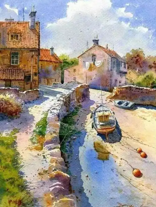 西班牙水彩画家马丁·福斯蒂诺·冈萨雷斯 对于大自然的季节变换和