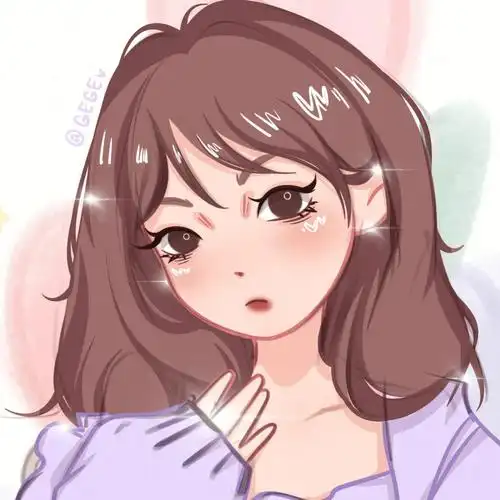 单眼皮女孩头像