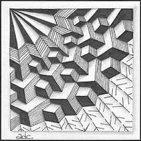 画出立体感空间感简笔画