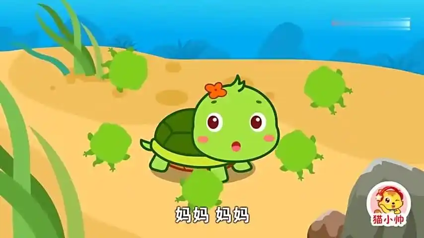猫小帅故事:小蝌蚪找妈妈,以为小乌龟是妈妈,连忙喊道妈妈-母婴亲子