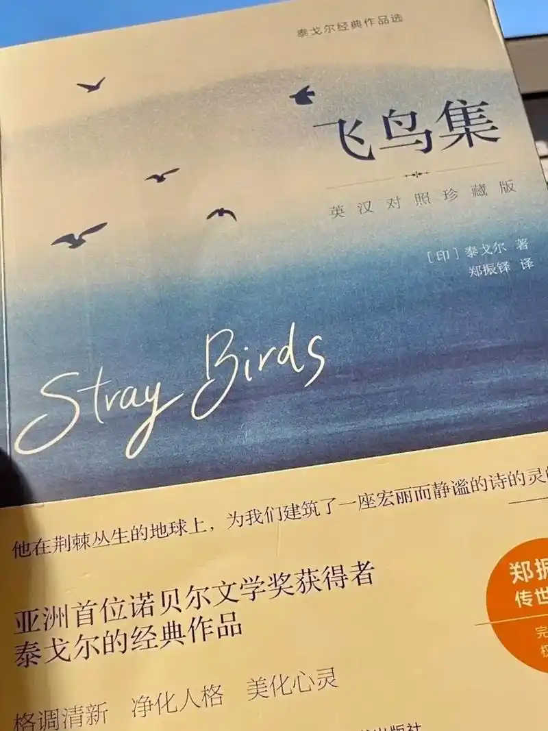 《飞鸟集》——泰戈尔.他从14岁开始诗歌创作,写到了80岁, - 抖音