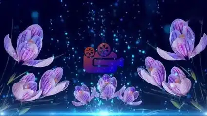 光亮 歌曲舞蹈唯美蓝色舞台演出年会晚会大屏幕高清led背景视频素材