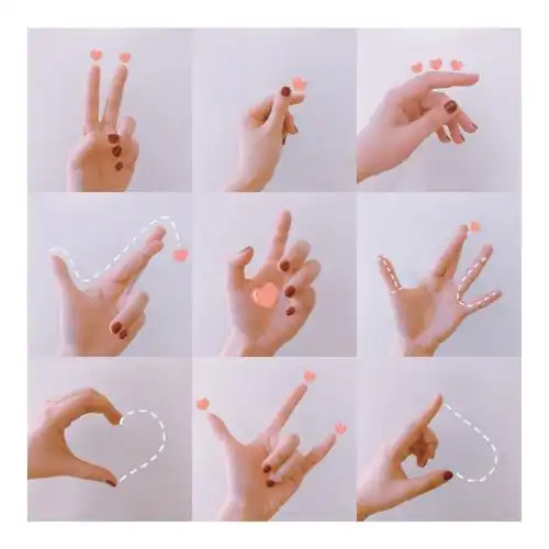 ins爱心手势来一波〔内附教程