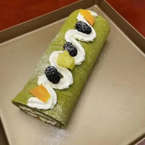 抹茶蛋糕卷  #抹茶蛋糕