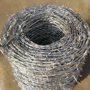 防爬刺钢丝刺绳铁丝网围栏刺铁丝铁蒺藜隔离护栏网围墙防爬刺防盗 1.