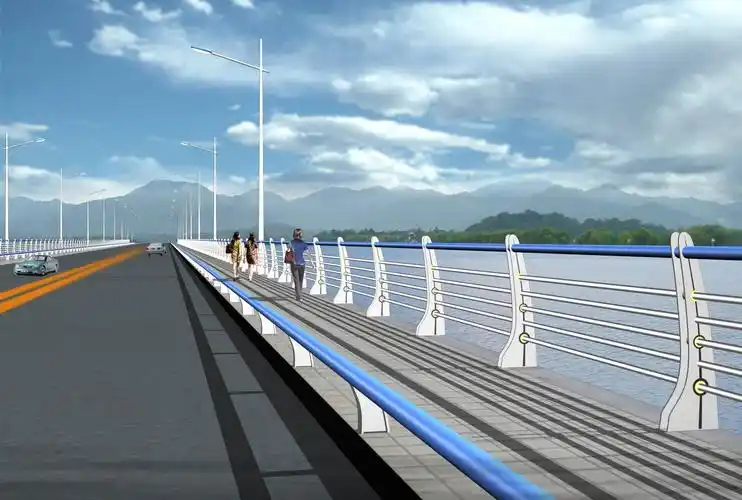 杭州不锈钢桥梁防撞支架栏杆