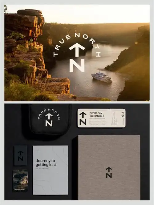 国外高端冒险旅游logo设计