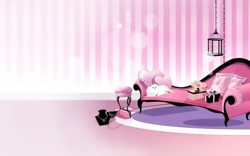 粉色房间桌面壁纸高清大图预览1680x1050_唯美壁纸下载_墨鱼部落格