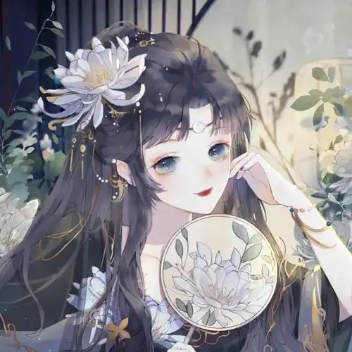 古风紫色系女头分享绣幕芙蓉一笑开斜偎宝鸭衬香腮眼波才动被人猜