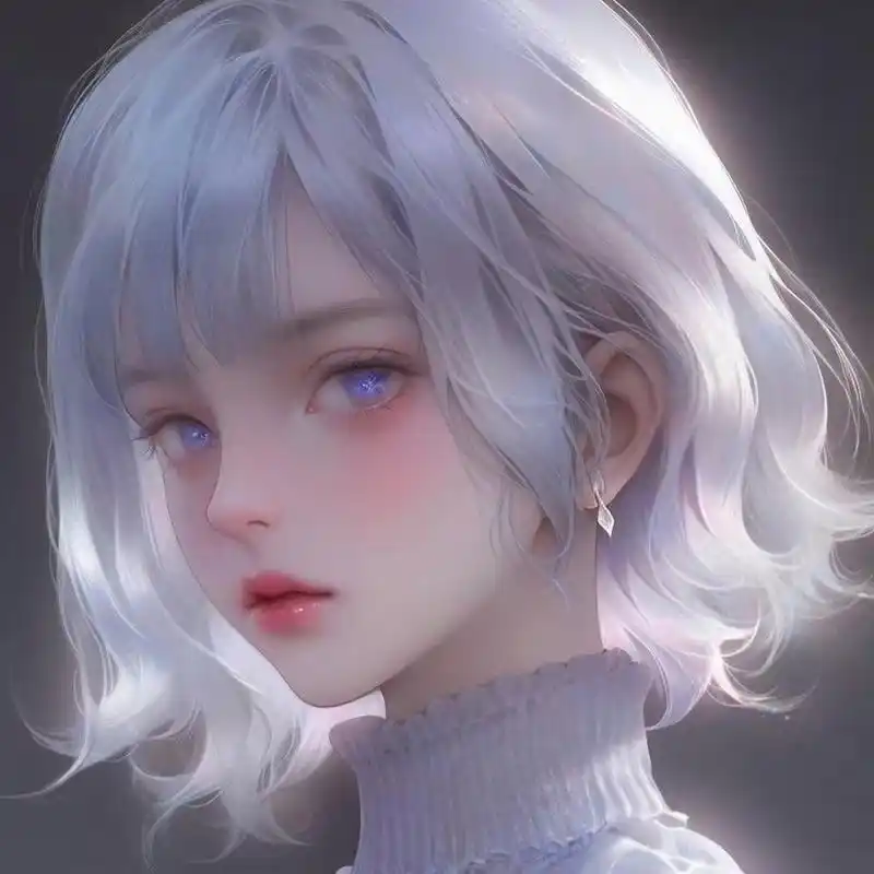 动漫头像和壁纸# 清冷气质短发女生头像