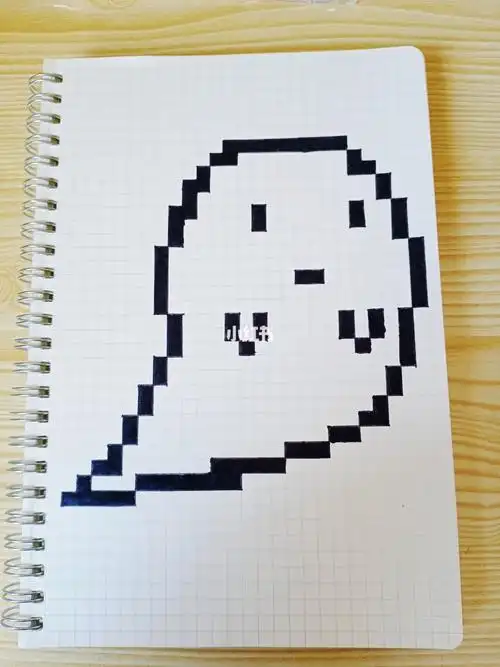 a5网格本_像素画_像素画_兴趣爱好_文具手账