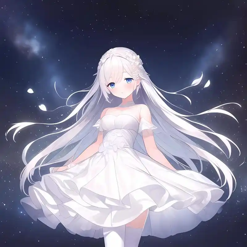 二次元穿婚纱的女孩哪个好看呢