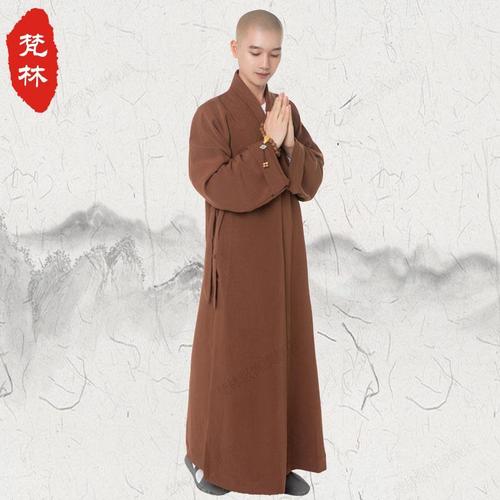 梵林秋冬僧服长褂加绒和尚服长短褂僧衣大小褂棉衣长衫短褂套装