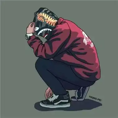 最近很火的高级手绘动漫男头 高端大气上档次的干净帅气男生头像_动漫