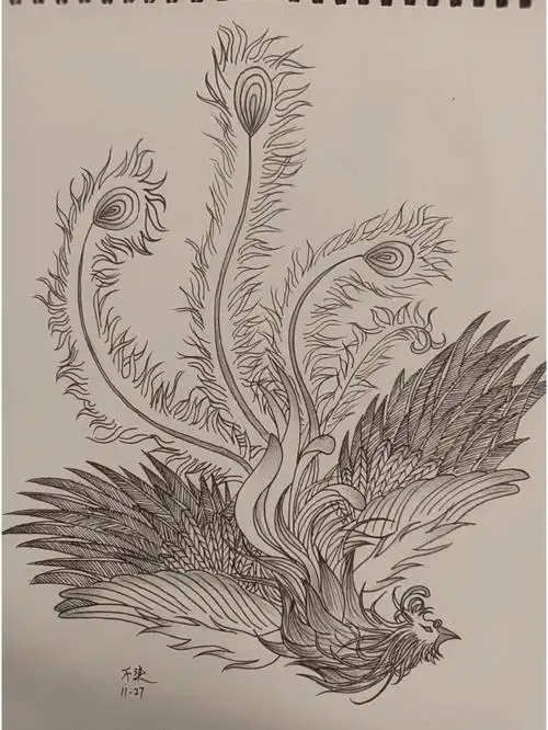 来一只神兽吧好久没画了