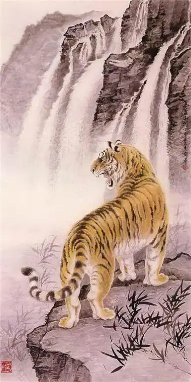 国画家张克齐工笔花鸟作品(1