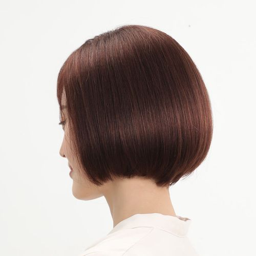 假发女波波头圆脸内扣全头女士假发套短发直发自然修脸bobo头