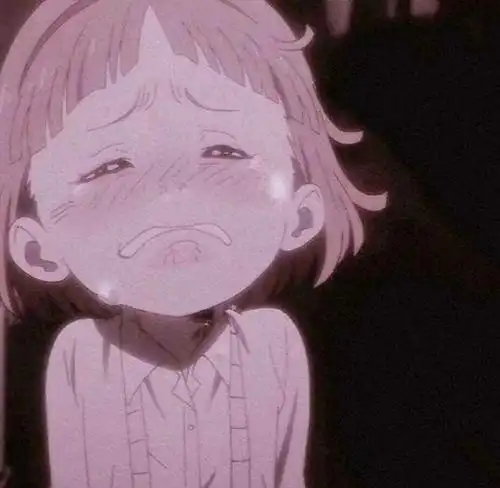 动漫头像:悲伤女头