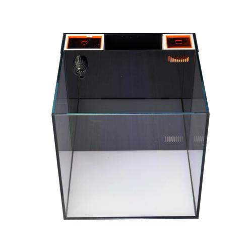 40背滤海水缸全套珊瑚缸原生玻璃海缸小型检o疫鱼缸饲养珊瑚海水