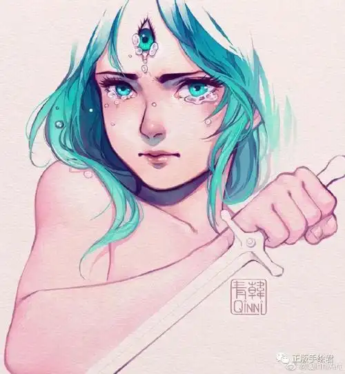 画师qinni韩青去世在天堂也要快乐地画画啊