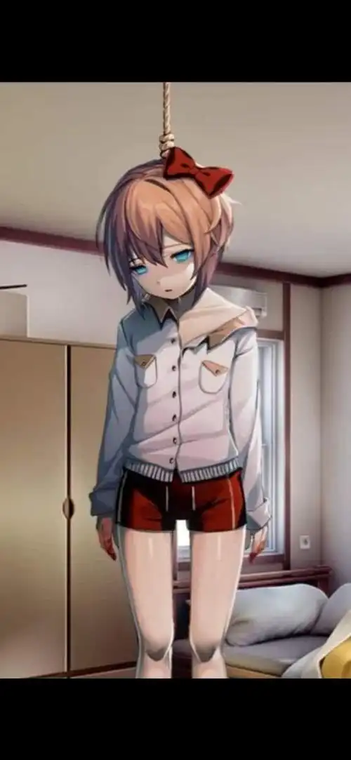 [ddlc/辉夜]我怀疑赤坂玩过ddlc(楼里有著名的纱友里晴天娃娃图,请