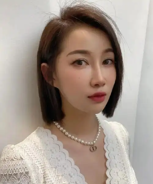 齐肩短发好看又百搭网红up主都在pick