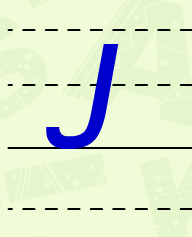 大写字母j