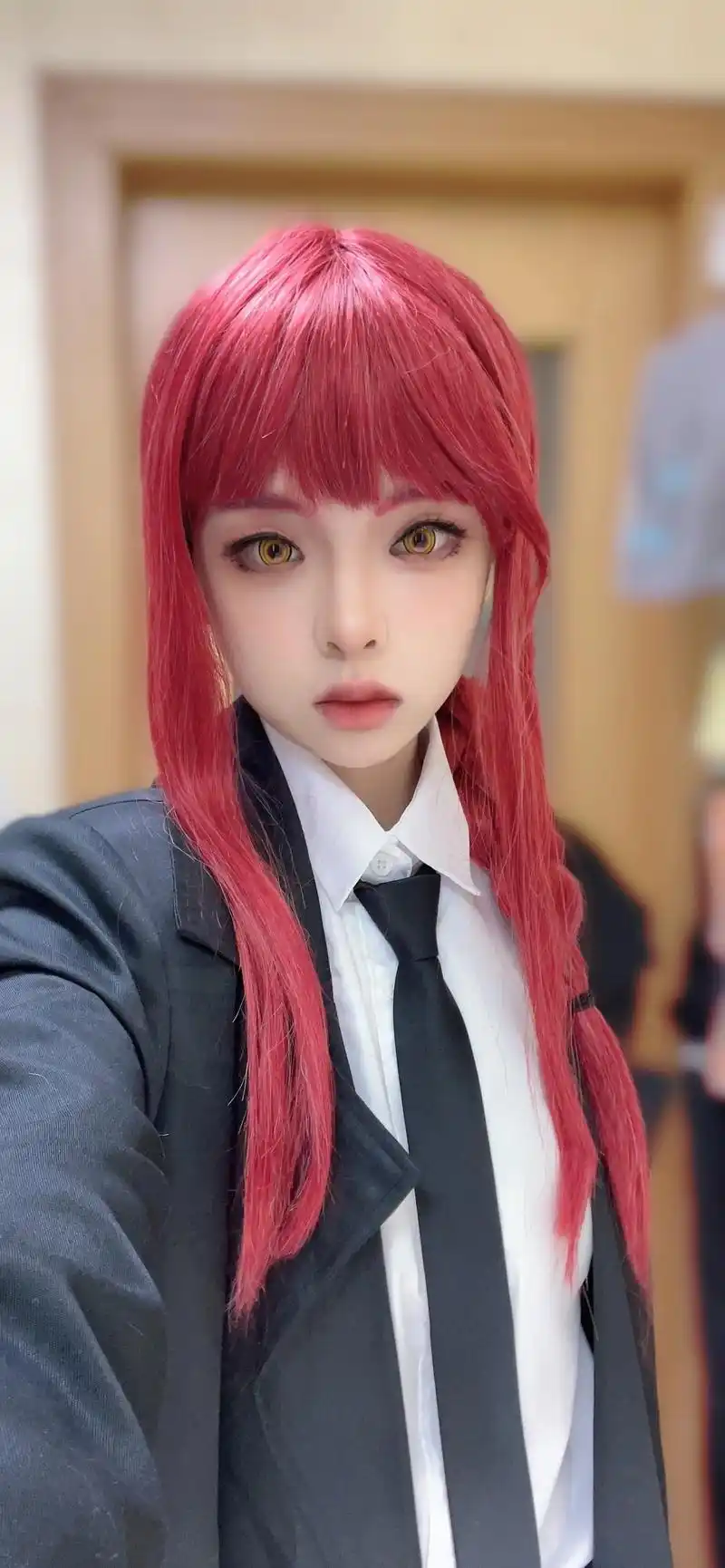 说"把一切献给玛奇玛"#玛奇玛 #玛奇玛cos #cos # - 抖音