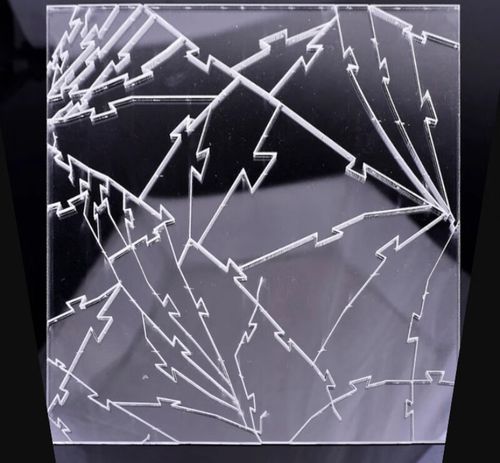 矢向碎玻璃拼图 1000片透明亚克力高难度烧脑地狱十puzzle智不规则 41