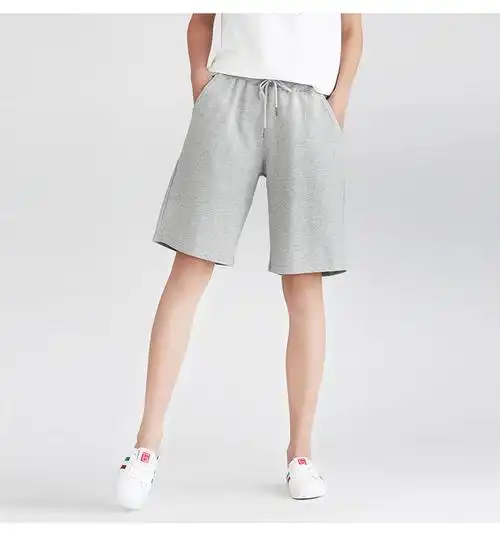 ins五分裤女bf风短裤夏韩版宽松学生百搭2018新款ulzzang运动中裤.