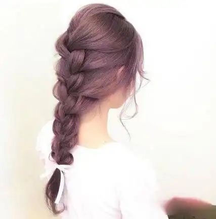 女生长发编发发型