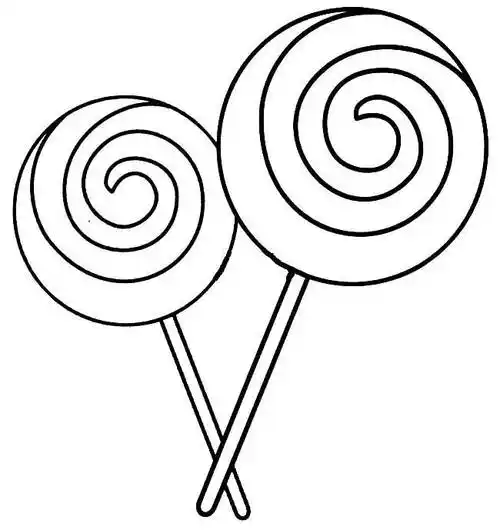 棒棒糖简笔画 棒棒糖简笔画图片