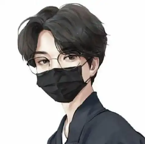 动漫头像男生帅气口罩男神作者不详出处不详