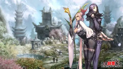 剑灵有个穿紫色衣服的女孩读条图