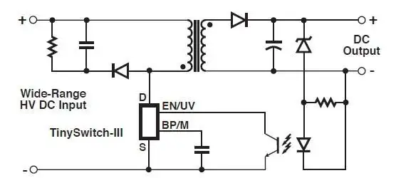 tny278pn 交流/直流转换器21.5w开关电源芯片/高能效离线交换机ic