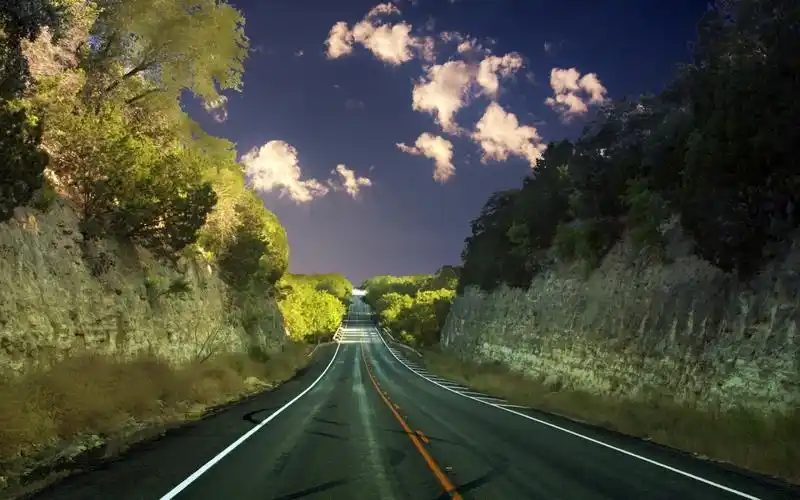 唯美路途清晰素材_领略人生之路_风景壁纸